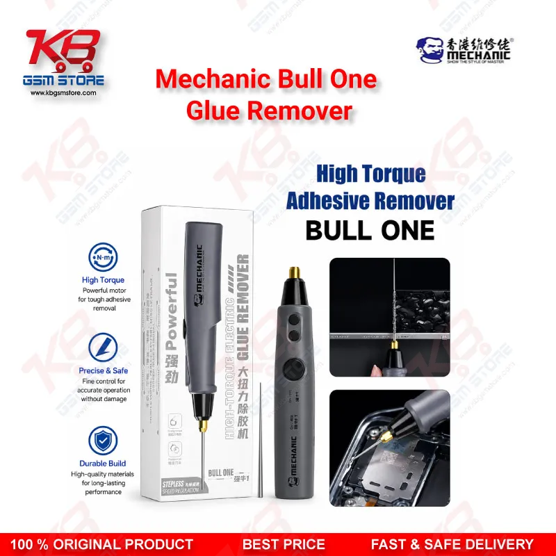 MECHANIC Bull One Electric Glue Remover – High Torque OCA Screen Adhesive Removal Tool