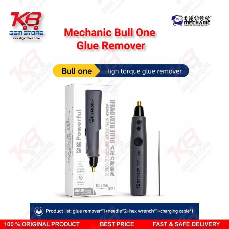 MECHANIC Bull One Electric Glue Remover – High Torque OCA Screen Adhesive Removal Tool