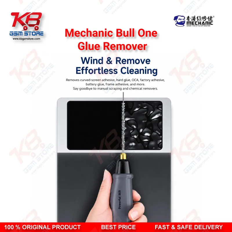 MECHANIC Bull One Electric Glue Remover – High Torque OCA Screen Adhesive Removal Tool