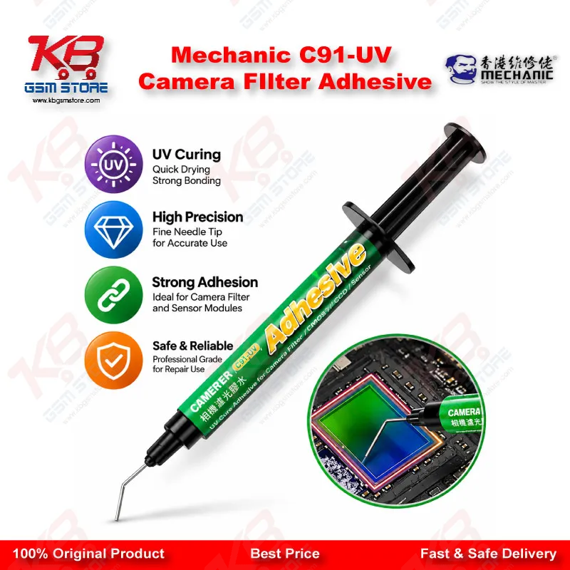 Mechanic C91-UV Camera FIlter Adhesive