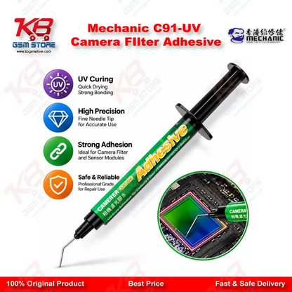 Mechanic C91-UV Camera FIlter Adhesive