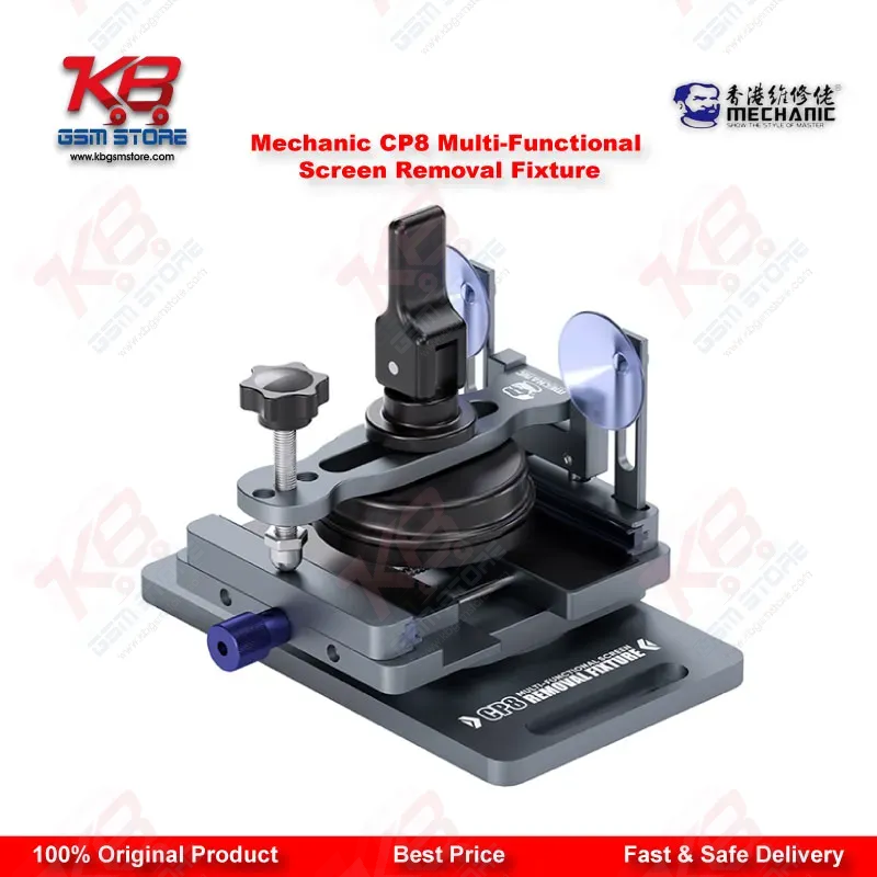 Mechanic CP8 Multi-Functional Screen Removal Fixture with Side-Hanging Suction Cup for Mobile Phone LCD & Back Cover Separation
