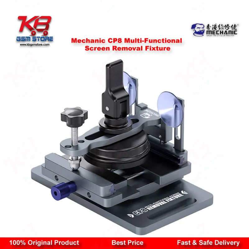 Mechanic CP8 Multi-Functional Screen Removal Fixture with Side-Hanging Suction Cup for Mobile Phone LCD & Back Cover Separation