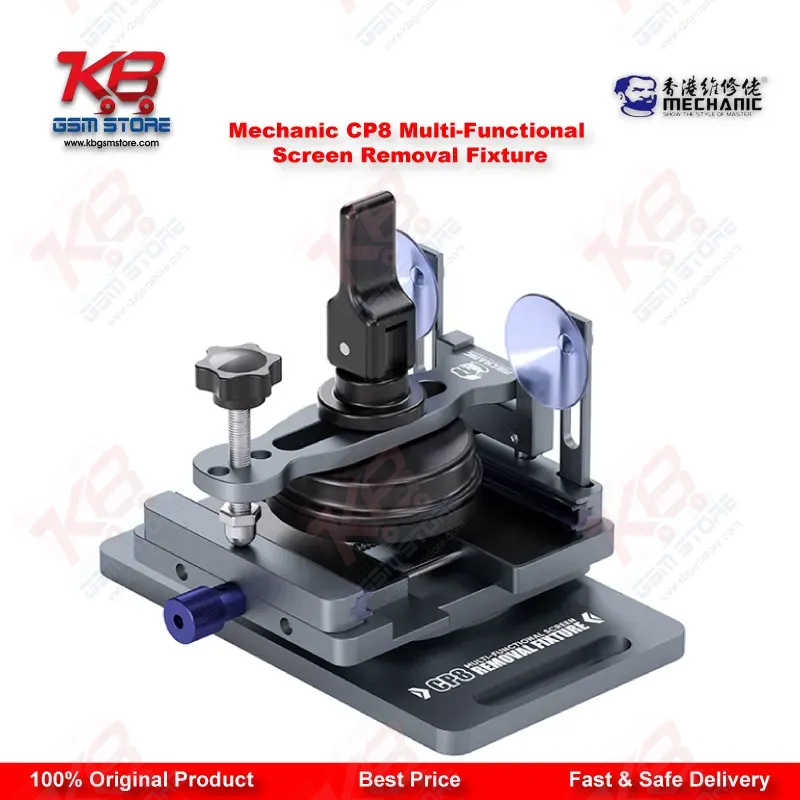 Mechanic CP8 Multi-Functional Screen Removal Fixture with Side-Hanging Suction Cup for Mobile Phone LCD & Back Cover Separation