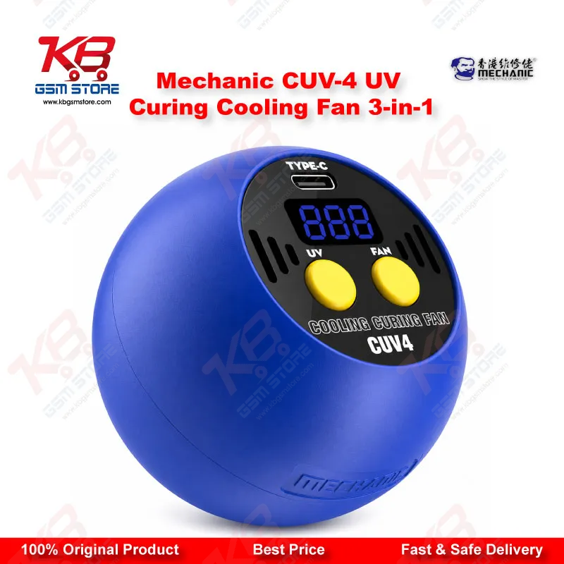 Mechanic CUV-4 UV Curing Cooling Fan 3-in-1 for Mobile Phone PCB Repair | KB GSM Store Pakistan