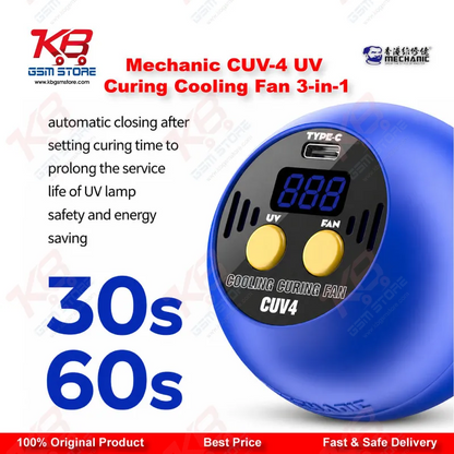 Mechanic CUV-4 UV Curing Cooling Fan 3-in-1 for Mobile Phone PCB Repair | KB GSM Store Pakistan