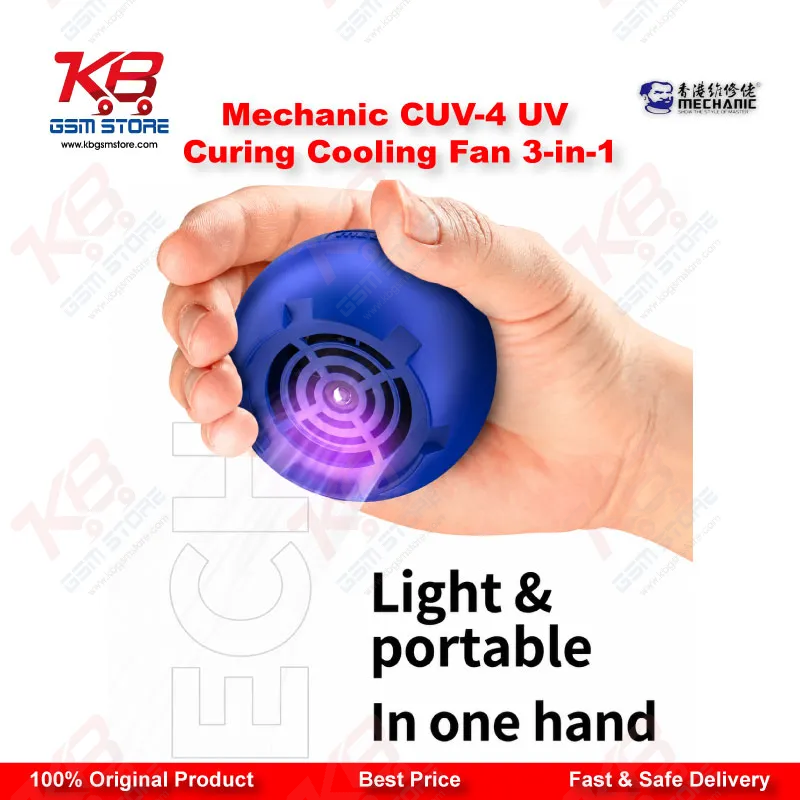 Mechanic CUV-4 UV Curing Cooling Fan 3-in-1 for Mobile Phone PCB Repair | KB GSM Store Pakistan