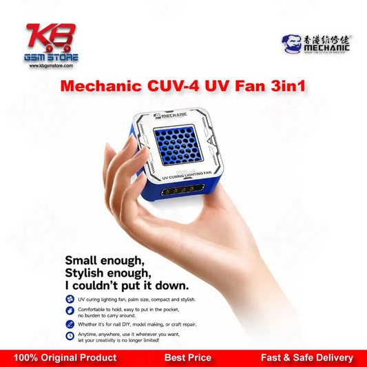 Mechanic CUV-4 UV Curing Cooling Fan 3-in-1 for Mobile Phone PCB Repair | KB GSM Store Pakistan