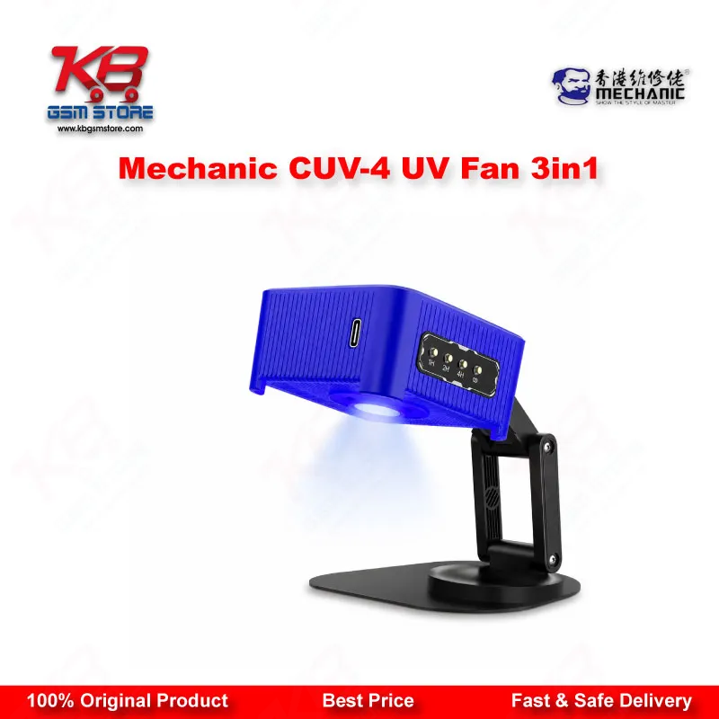 Mechanic CUV-4 UV Curing Cooling Fan 3-in-1 for Mobile Phone PCB Repair | KB GSM Store Pakistan