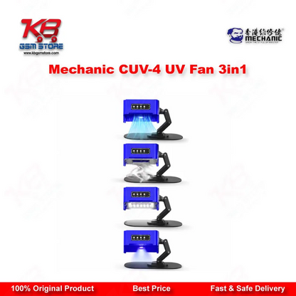 Mechanic CUV-4 UV Curing Cooling Fan 3-in-1 for Mobile Phone PCB Repair | KB GSM Store Pakistan