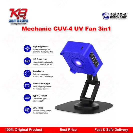 Mechanic CUV-4 UV Curing Cooling Fan 3-in-1 for Mobile Phone PCB Repair | KB GSM Store Pakistan