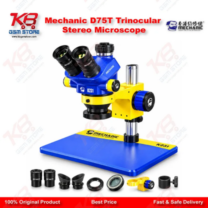 Mechanic D75T Trinocular Stereo Microscope