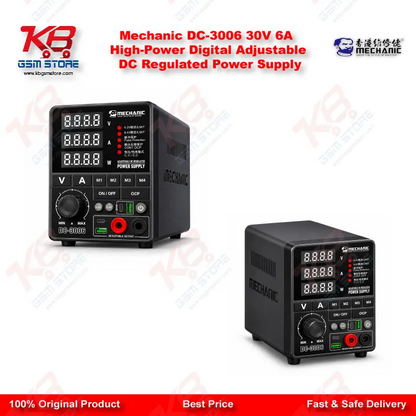 Mechanic DC-3006 30V 6A High-Power Digital Adjustable DC Regulated Power Supply