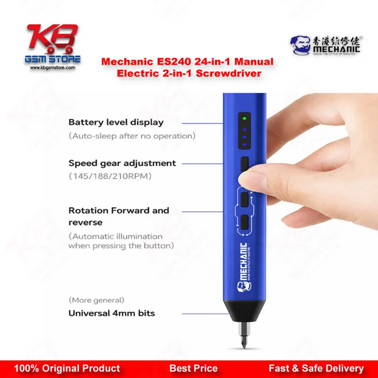 Mechanic ES240 24-in-1 Manual & Electric 2-in-1 Precision Screwdriver Set