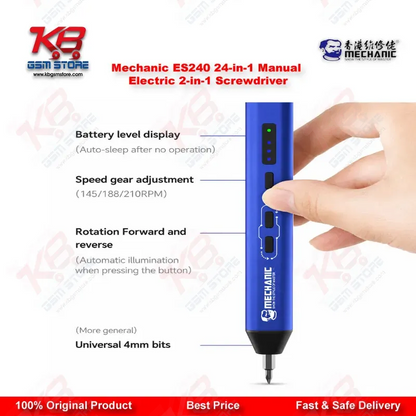 Mechanic ES240 24-in-1 Manual & Electric 2-in-1 Precision Screwdriver Set