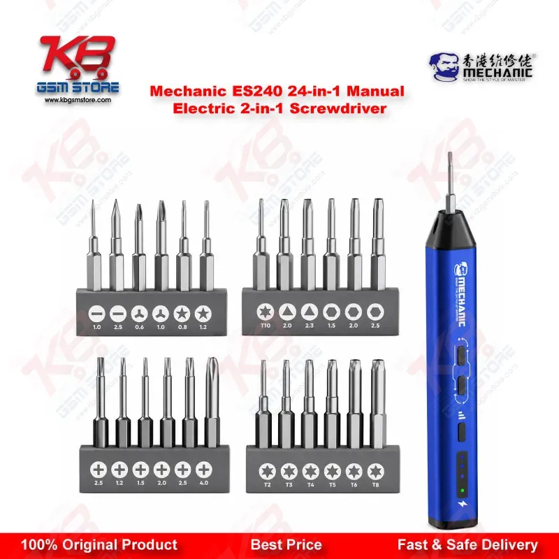 Mechanic ES240 24-in-1 Manual & Electric 2-in-1 Precision Screwdriver Set