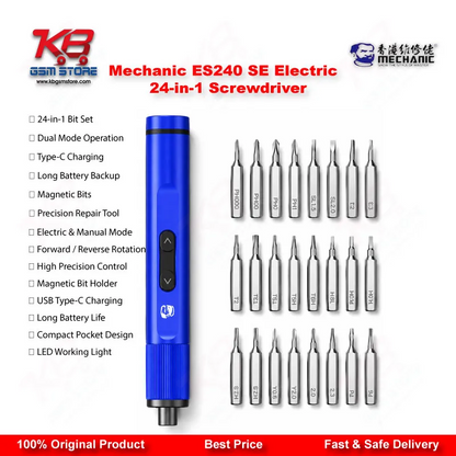 Mechanic ES240 SE Electric 24-in-1 Screwdriver Set – Precision Repair Kit