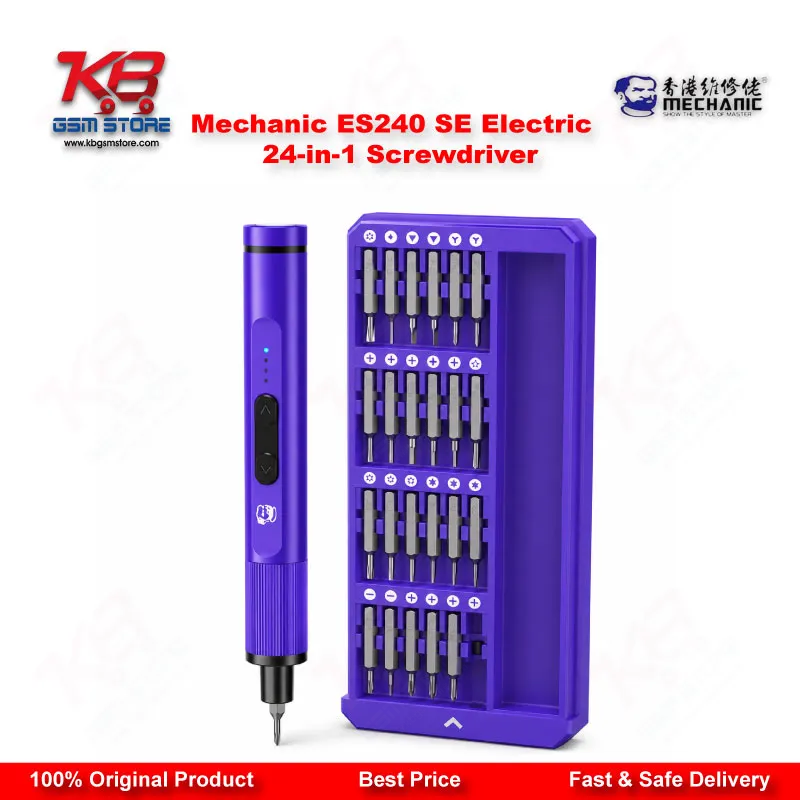Mechanic ES240 SE Electric 24-in-1 Screwdriver Set – Precision Repair Kit
