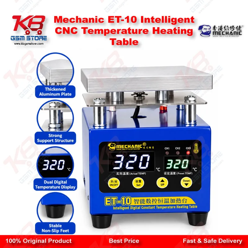 Mechanic ET-10 Intelligent CNC Temperature Heating Table