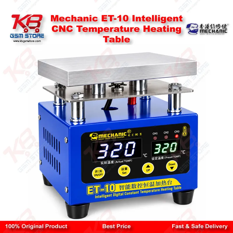 Mechanic ET-10 Intelligent CNC Temperature Heating Table