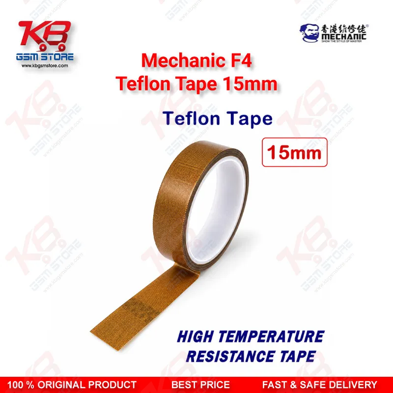 MECHANIC F4 Teflon Tape 15mm – Heat Resistant PTFE Tape for Mobile PCB Repair