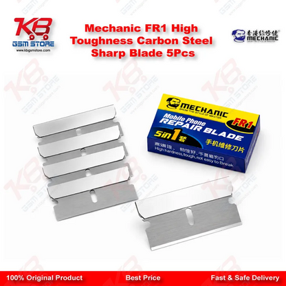 Mechanic FR1 High Toughness Carbon Steel Sharp Blade 5Pcs