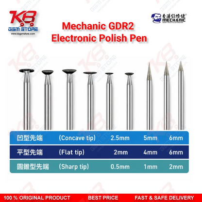 Mechanic GDR2 Electric IC Polishing Pen – 37000RPM Motherboard Grinding Tool