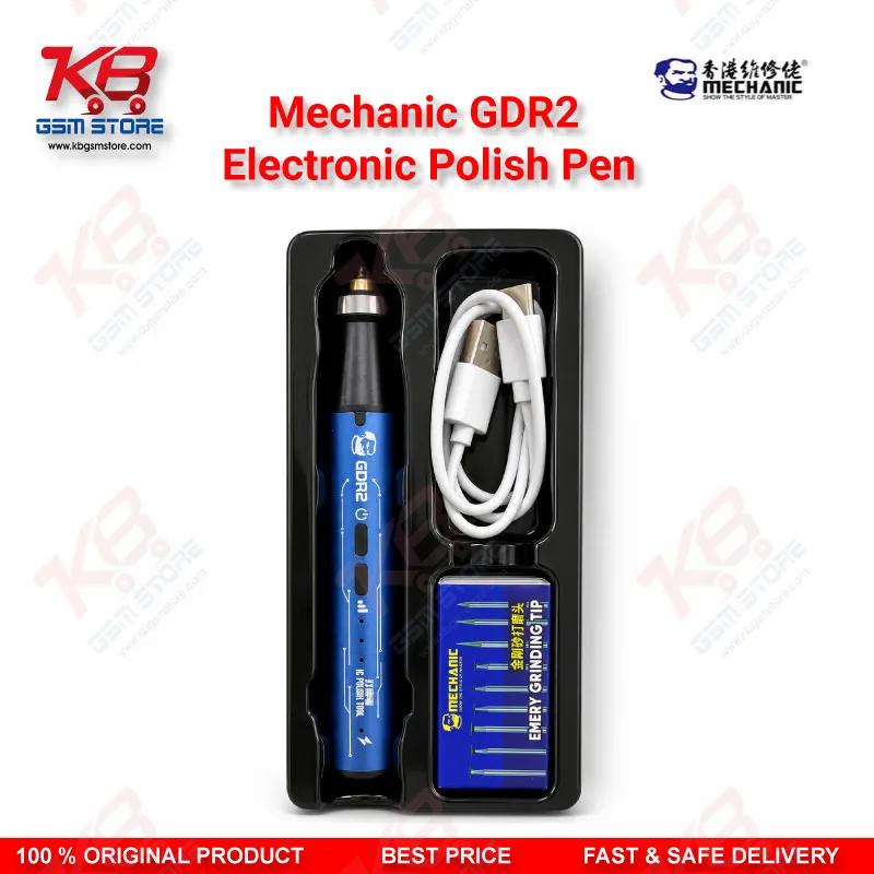 Mechanic GDR2 Electric IC Polishing Pen – 37000RPM Motherboard Grinding Tool