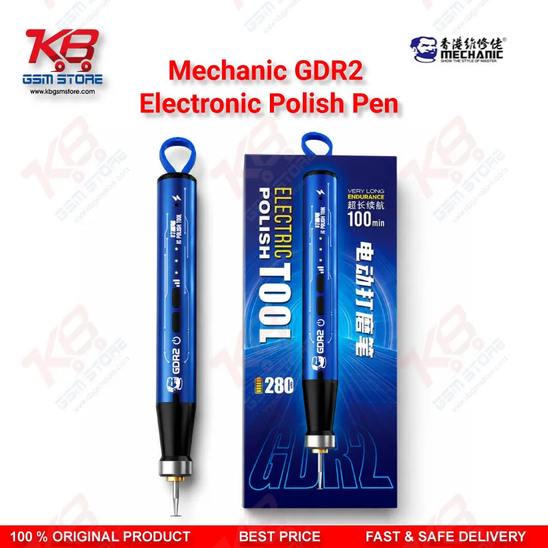 Mechanic GDR2 Electric IC Polishing Pen – 37000RPM Motherboard Grinding Tool