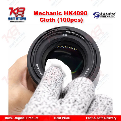 Mechanic HK4090 Anti-Static Dust-Free Cleaning Cloth – 100 Pcs (10x10cm)