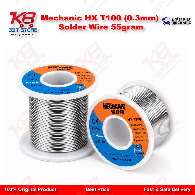 Mechanic HX T100 (0.3mm) Solder Wire 55gram