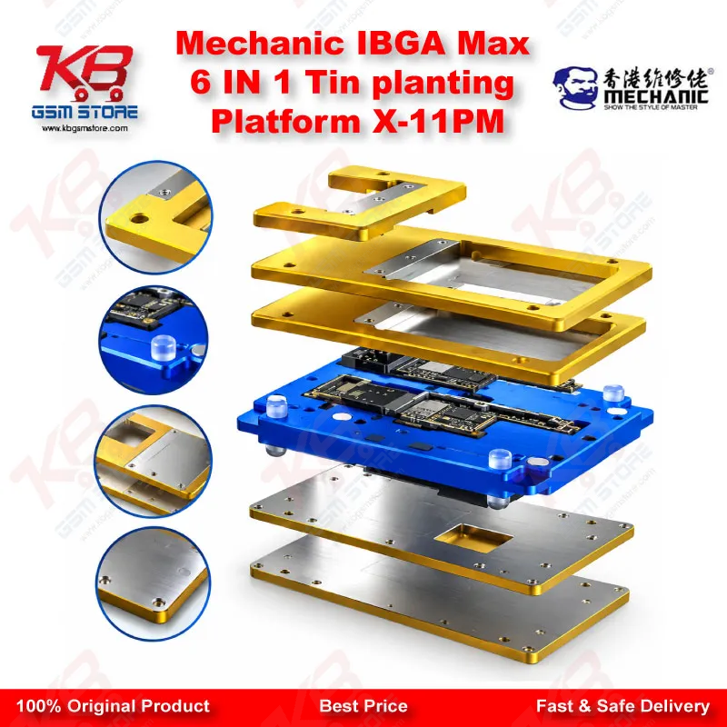Mechanic IBGA Max 6 IN 1 Tin planting Platform X-11PM