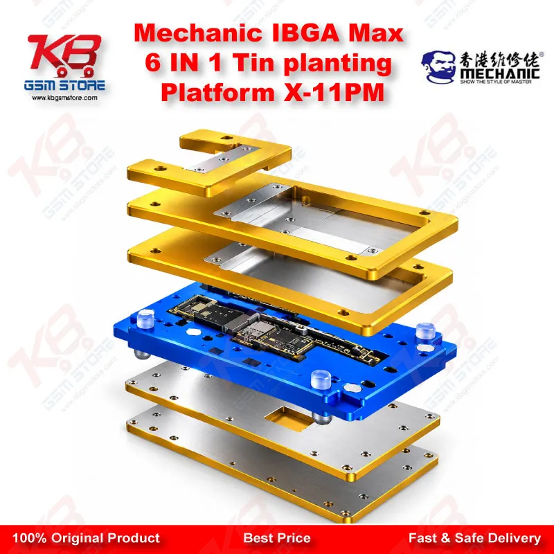 Mechanic IBGA Max 6 IN 1 Tin planting Platform X-11PM