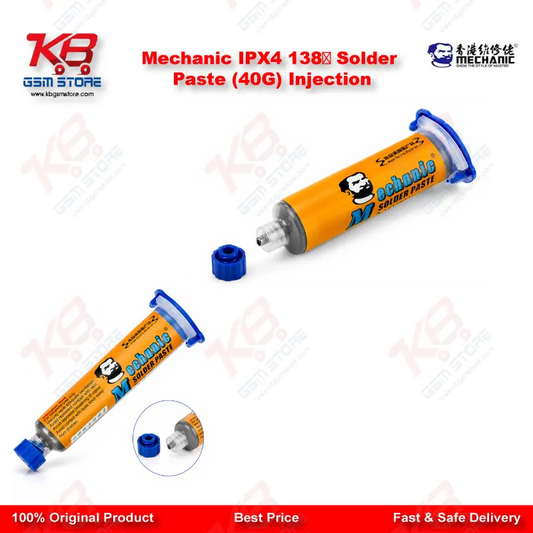 Mechanic IPX4 138℃ Solder Paste (40G) Injection