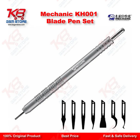 Mechanic KH-001 Quick Disassembly Blade Pen Set – 8 Blade PCB Glue Removal & IC Prying Tool