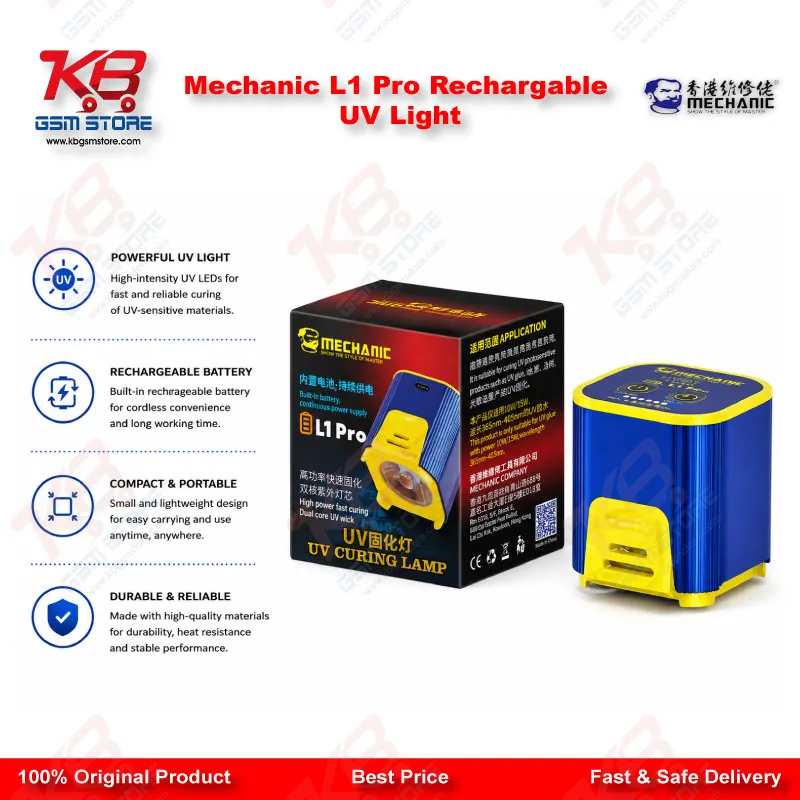 Mechanic L1 Pro Rechargable UV Light