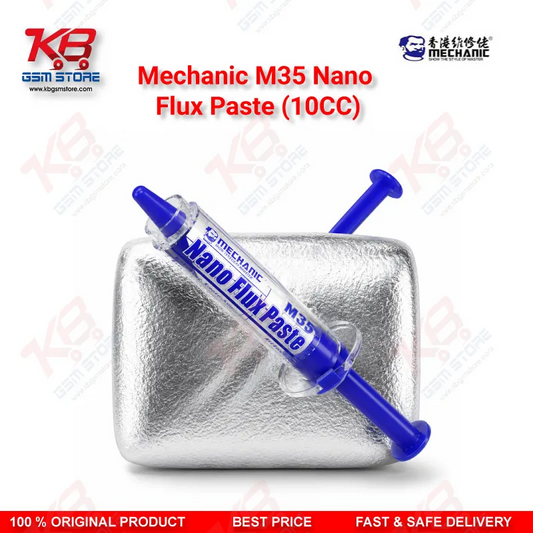 Mechanic M35 Nano Flux Paste 10CC – No-Clean Soldering Flux for Mobile PCB & BGA Repair