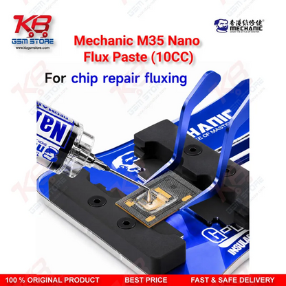 Mechanic M35 Nano Flux Paste 10CC – No-Clean Soldering Flux for Mobile PCB & BGA Repair