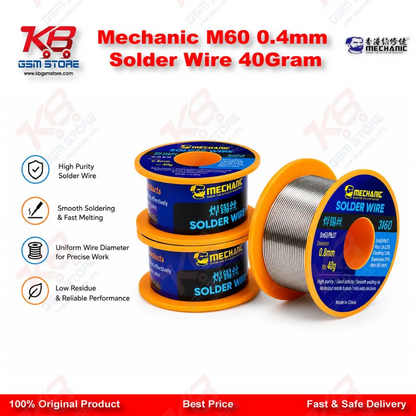 Mechanic M60 0.4mm Solder Wire 40Gram