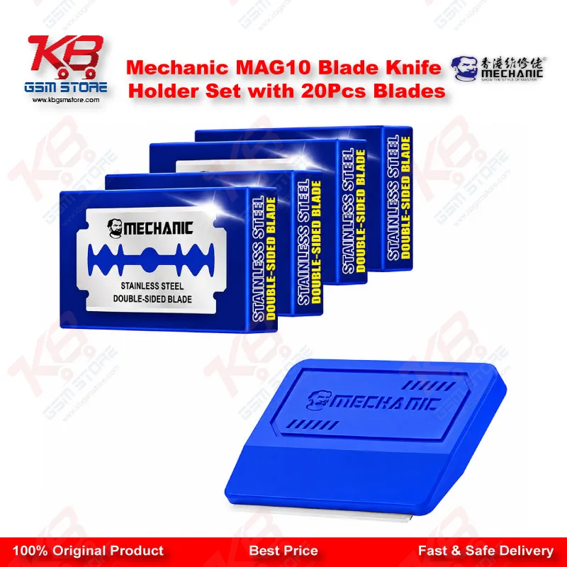 Mechanic MAG10 Blade Knife Holder Set with 20Pcs Blades