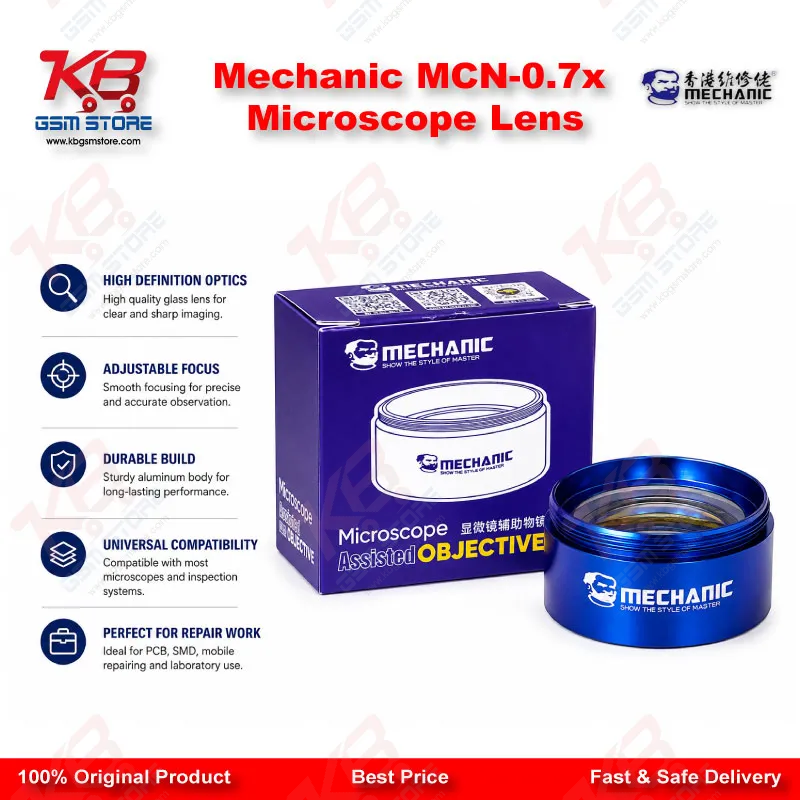 Mechanic MCN-0.7X Auxiliary Objective Lens for Stereo Microscope