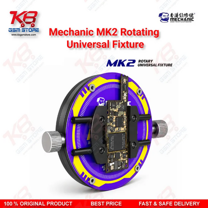 Mechanic MK2 Rotating Universal Fixture – 360° PCB Holder for Mobile Motherboard Repair