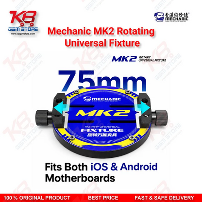 Mechanic MK2 Rotating Universal Fixture – 360° PCB Holder for Mobile Motherboard Repair