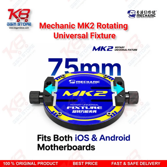 Mechanic MK2 Rotating Universal Fixture – 360° PCB Holder for Mobile Motherboard Repair