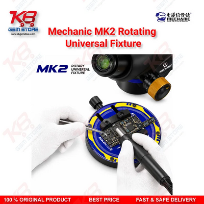 Mechanic MK2 Rotating Universal Fixture – 360° PCB Holder for Mobile Motherboard Repair