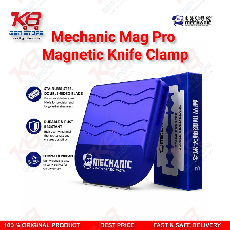 Mechanic Mag Pro Magnetic Knife Clamp – All-Metal Blade Holder for Screen Separation & Glue Removal