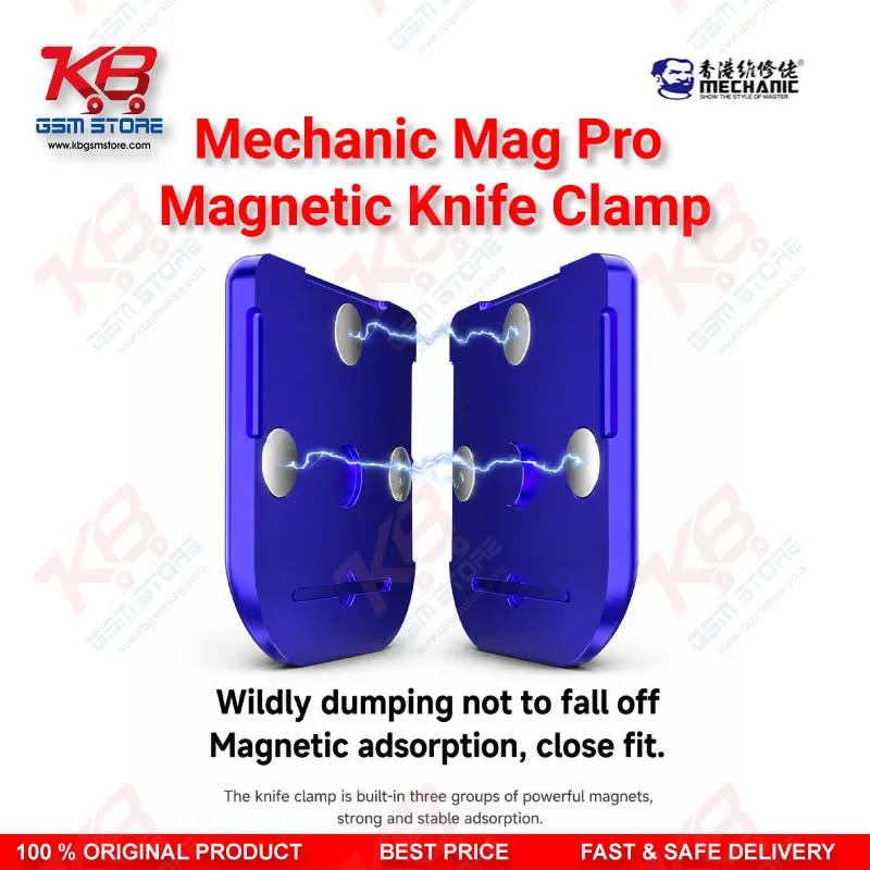 Mechanic Mag Pro Magnetic Knife Clamp – All-Metal Blade Holder for Screen Separation & Glue Removal
