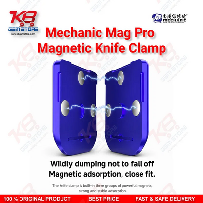 Mechanic Mag Pro Magnetic Knife Clamp – All-Metal Blade Holder for Screen Separation & Glue Removal