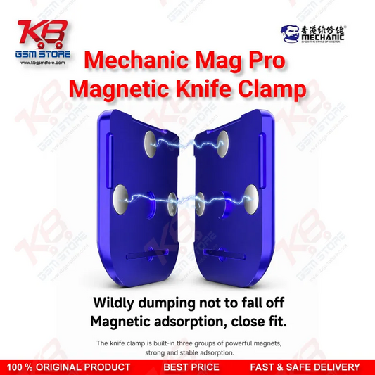 Mechanic Mag Pro Magnetic Knife Clamp – All-Metal Blade Holder for Screen Separation & Glue Removal