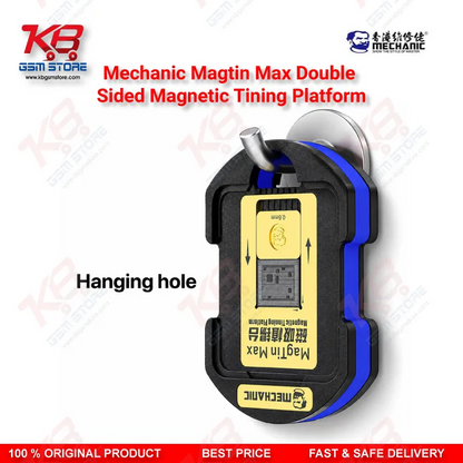 Mechanic MagTin Max Dual-Sided Magnetic BGA Reballing Platform – 75 Stencil Set for iPhone, Samsung, Huawei, Qualcomm & MediaTek